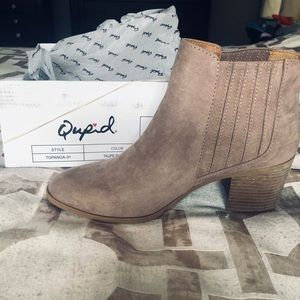 New with Box! Qupid Topanga Suede Bootie